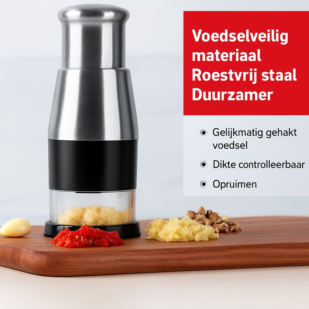Press Garlic Cutter™ | Chop Faster and Smarter with a Single Press.